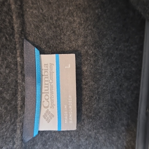 NWT Columbia Gray Quarter Zip Fleece Jacket Size Large - Picture 8 of 9